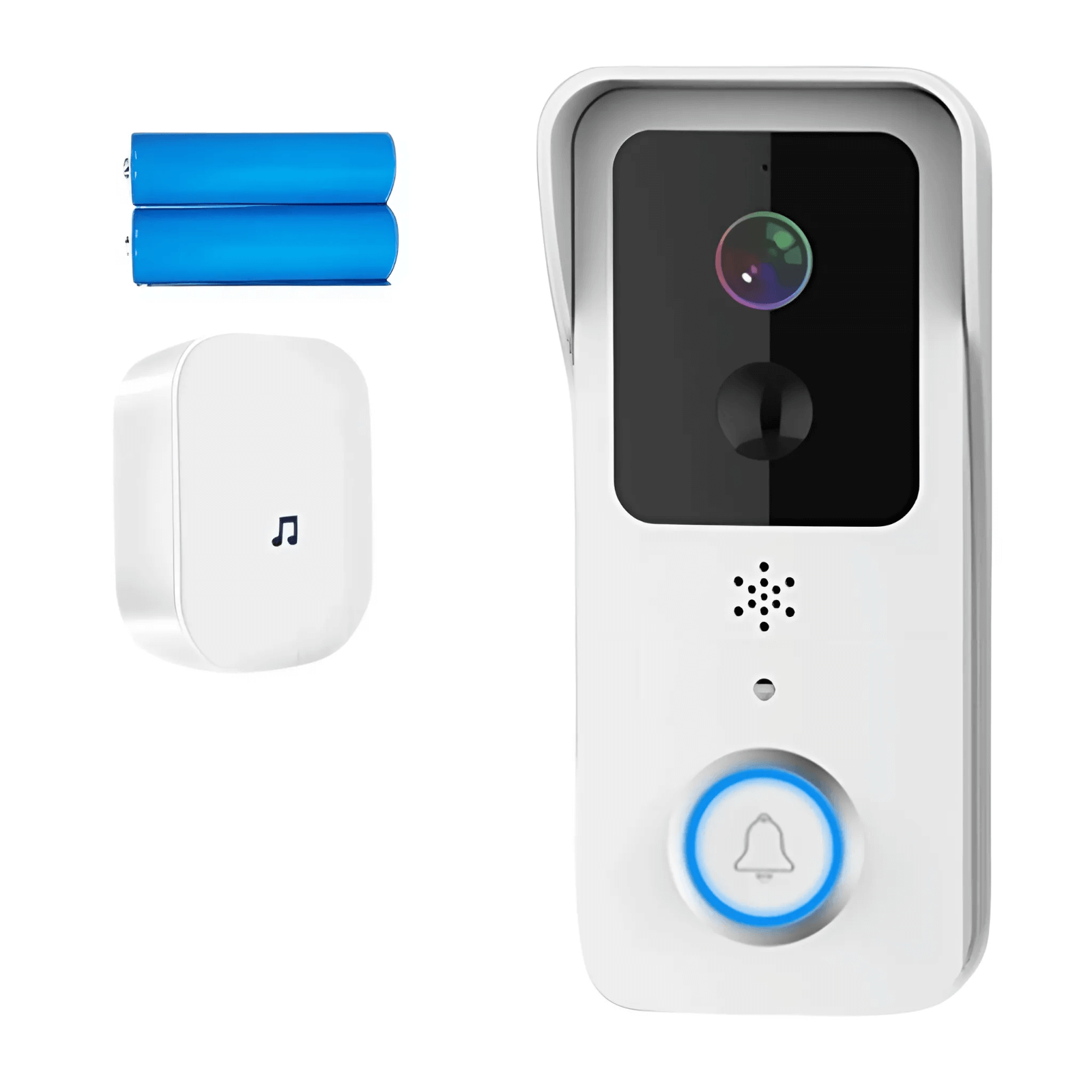 SecureView - Smart Video Doorbell - 1080P HD Waterproof Camera with Motion Detection