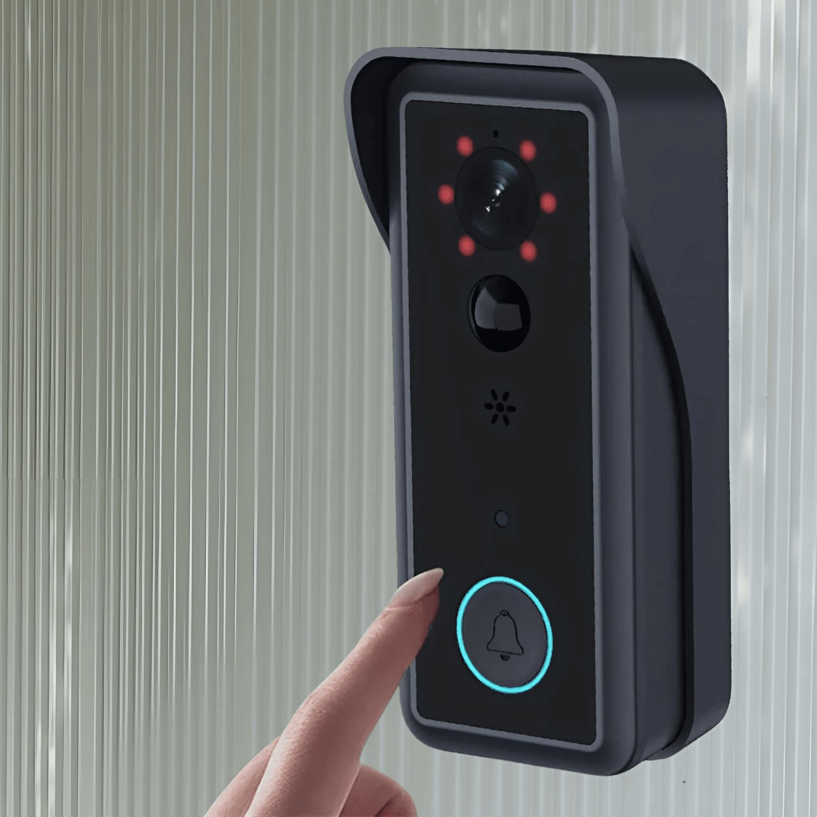 SecureView - Smart Video Doorbell - 1080P HD Waterproof Camera with Motion Detection