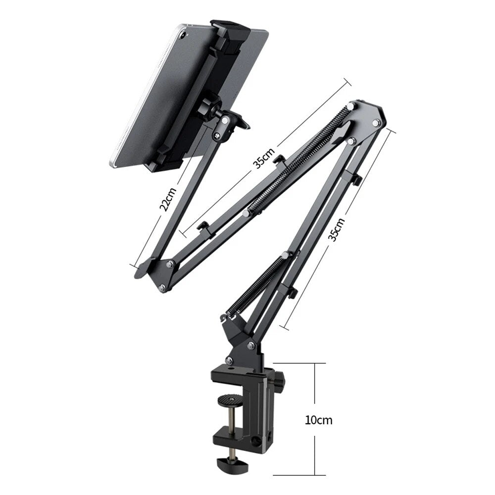 SpinMount - 360° Rotatable Adjustable Tablet Mount - Ideal for Home, Office, or Travel