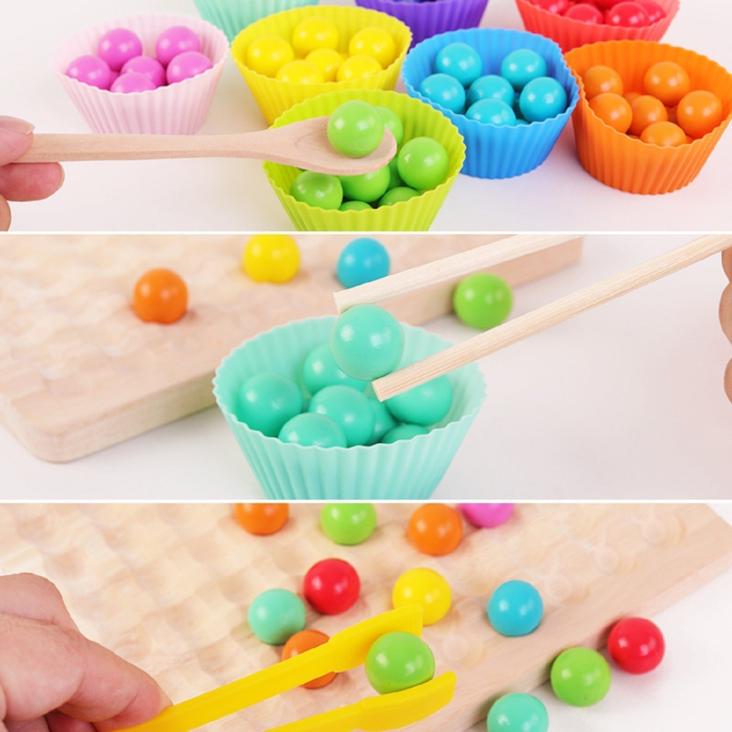 SkillBuilder - Montessori-Inspired Sorting Game - Boost Fine Motor Skills with Interactive Play