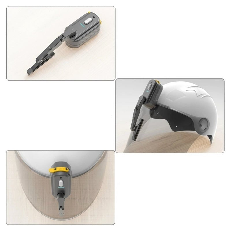 VisorClear - Helmet Wiper for Clear Visibility - Rainproof & Easy to Install for All Helmets
