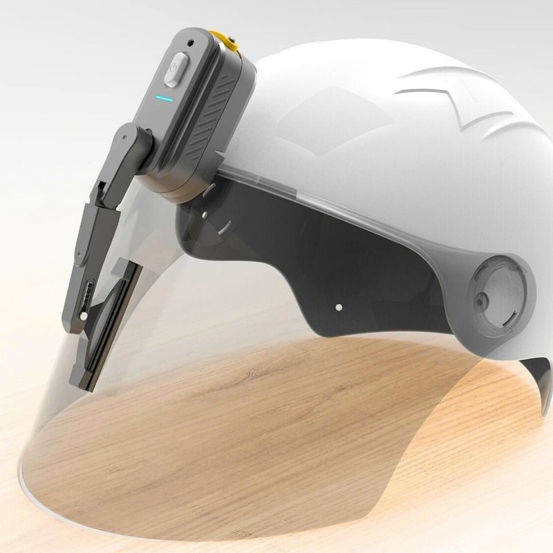 VisorClear - Helmet Wiper for Clear Visibility - Rainproof & Easy to Install for All Helmets