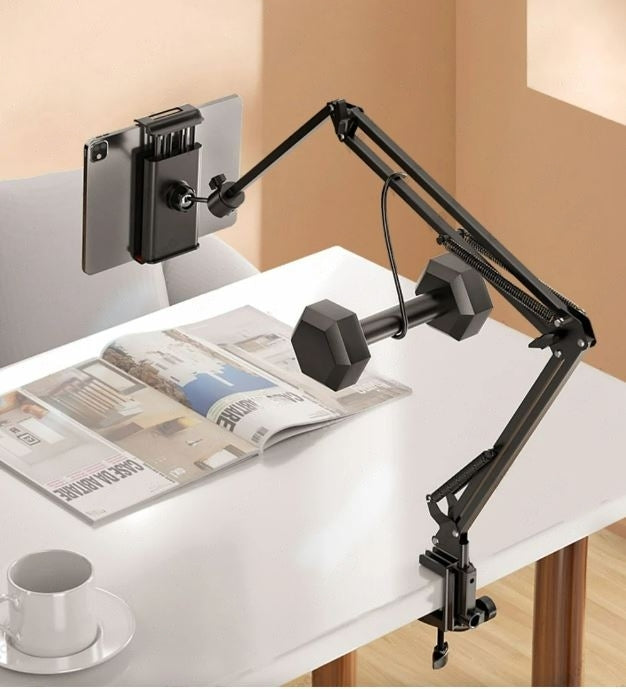SpinMount - 360° Rotatable Adjustable Tablet Mount - Ideal for Home, Office, or Travel