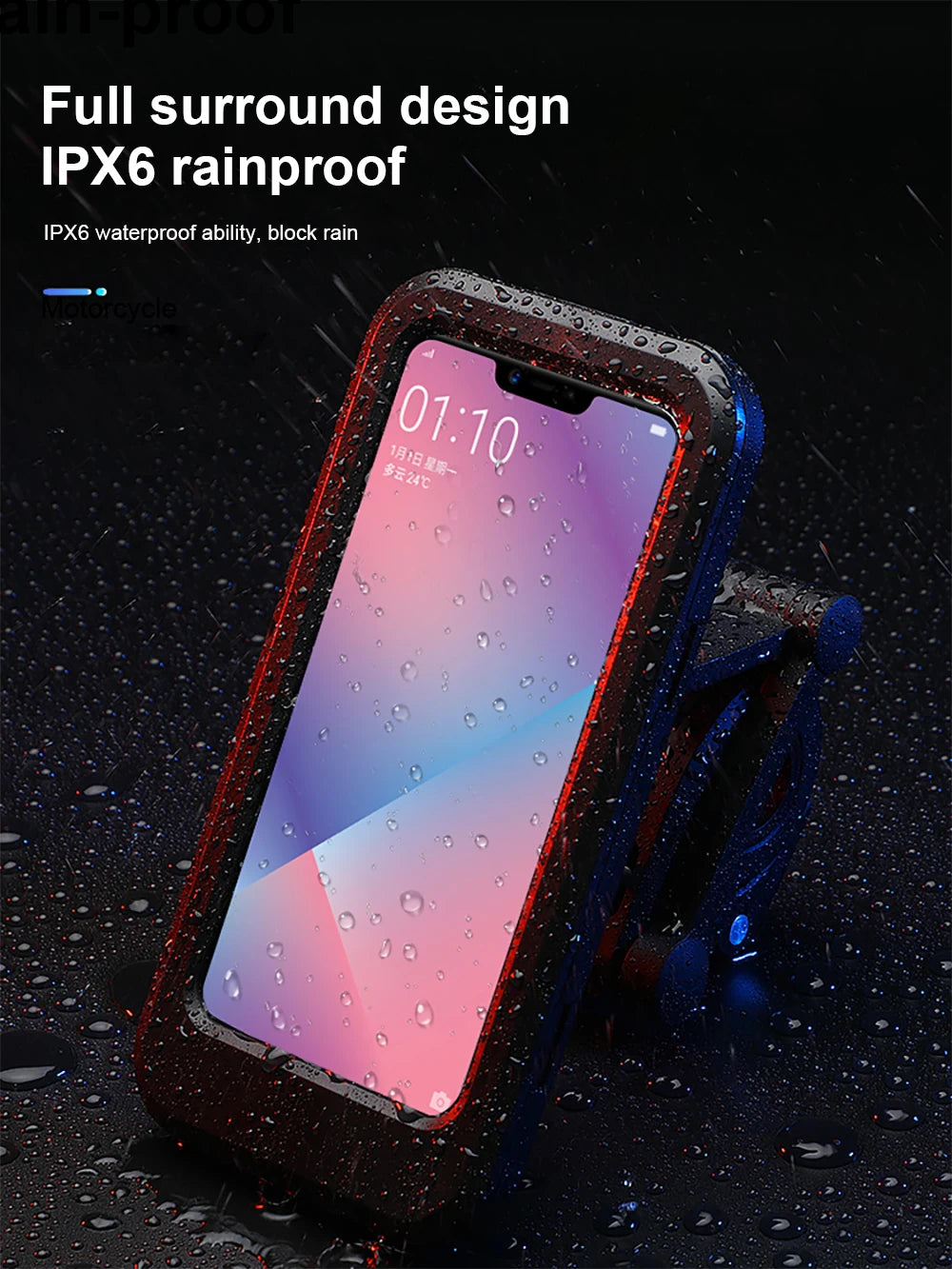 PhoneDock - Waterproof Phone Holder for Bicycle & Motorcycle – Secure and Safe Ride