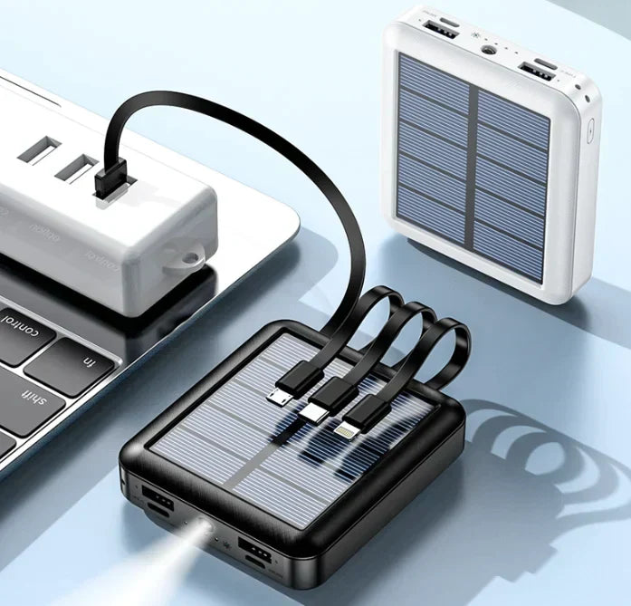 SunCharge - High-Capacity Solar Power Bank - Portable Charging Solution for Every Adventure