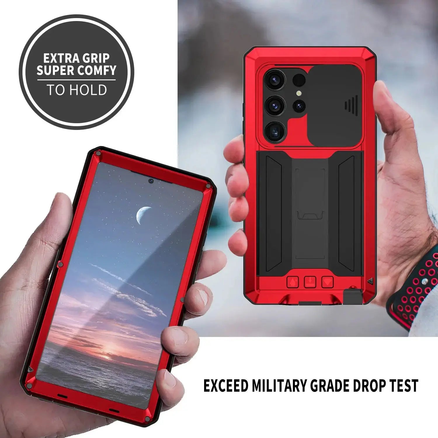 TitanGuard - Ultimate 360-Degree Protection Case for Samsung Galaxy S24 Series - Titanium Shield Flex+