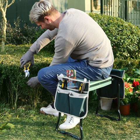 GrowBench - Comfortable Gardening Knee Bench - Ergonomic Design for Easy Gardening