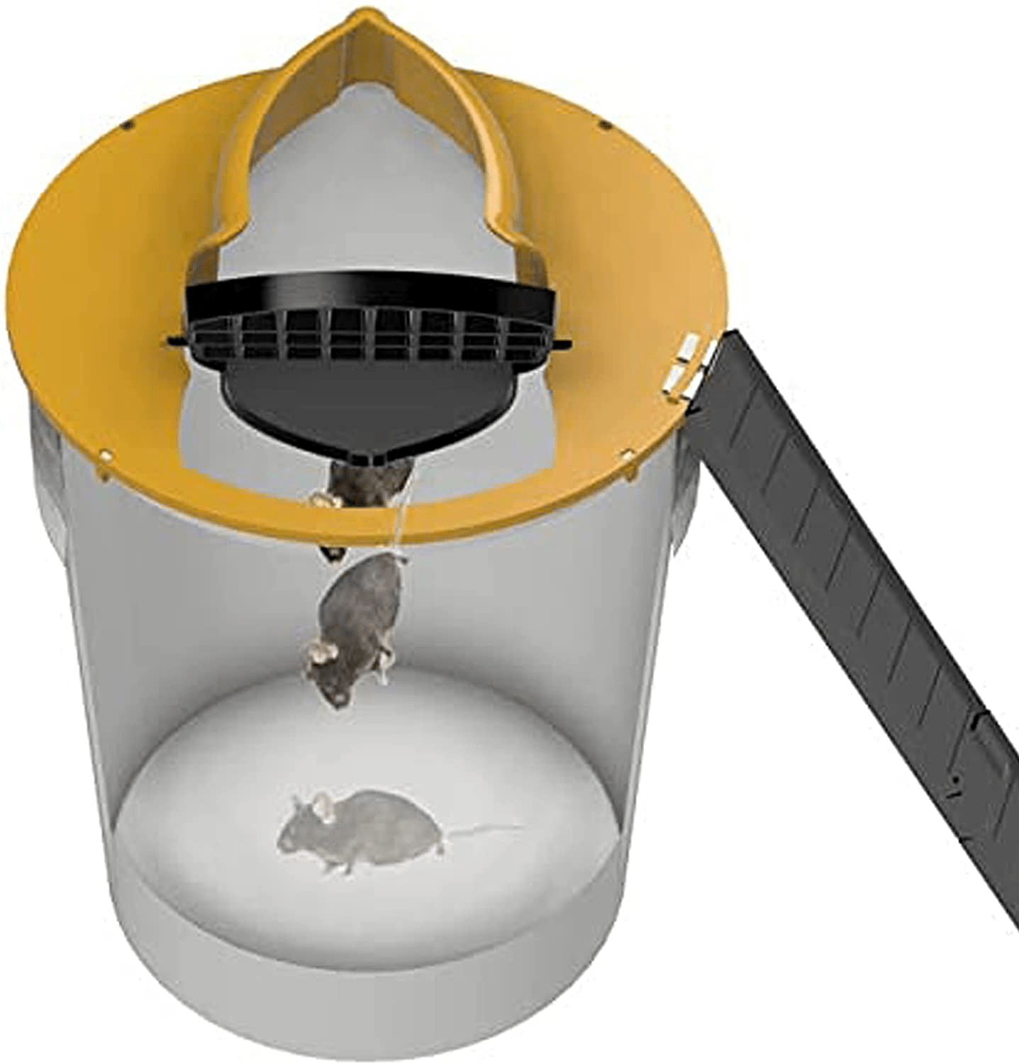 HygieneTrap - Ultra-Slim Mouse Trap - RodentGuard with Hygiene Protection