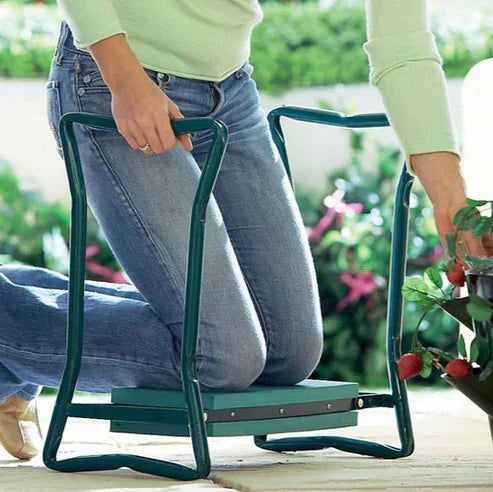 GrowBench - Comfortable Gardening Knee Bench - Ergonomic Design for Easy Gardening
