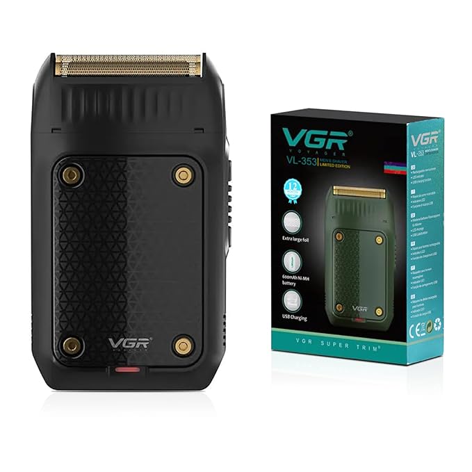 TrimTech - Rechargeable Electric Shaver - Portable Beard Trimmer for a Smooth, Precise Shave