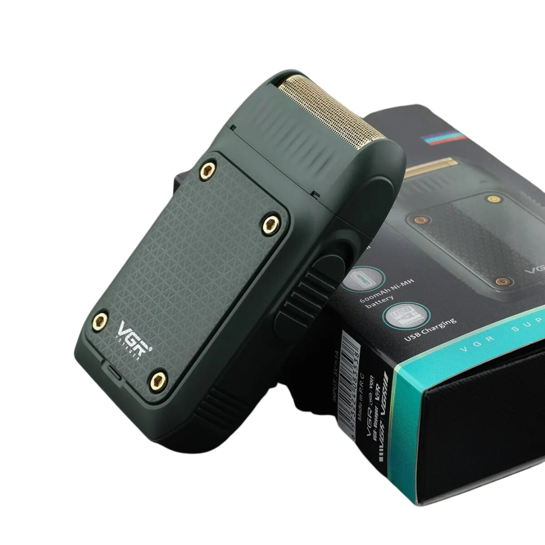 TrimTech - Rechargeable Electric Shaver - Portable Beard Trimmer for a Smooth, Precise Shave