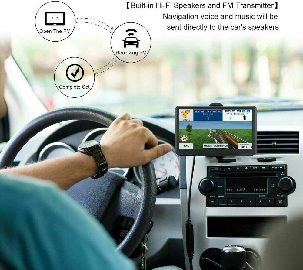 MapEase - High-Performance GPS Navigation System - 256MB Storage for Cars & Trucks