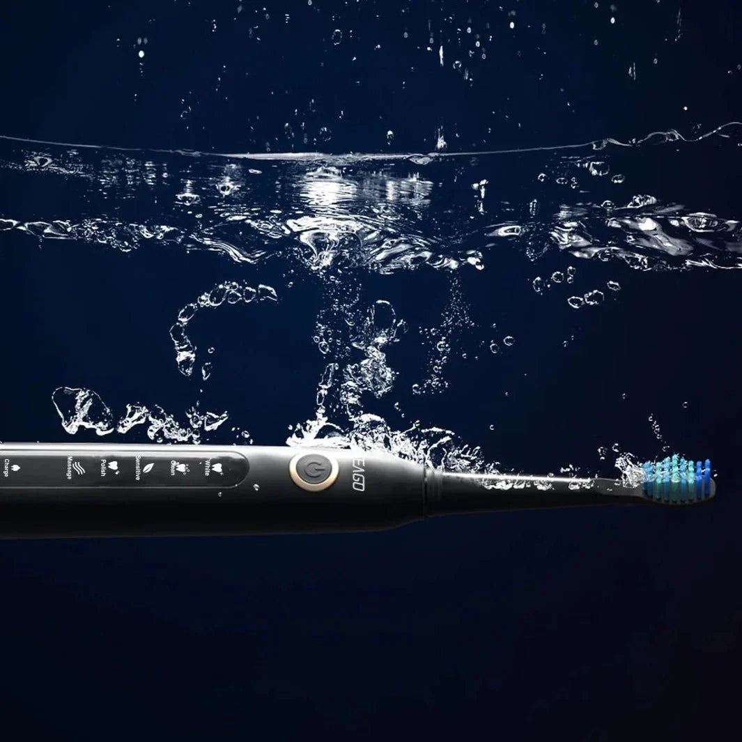 PureBrush - Rechargeable Electric Toothbrush with LED Display - Powerful Cleaning for a Brighter Smile