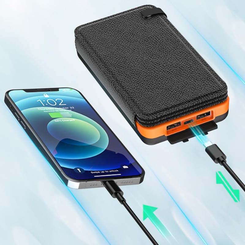 SunCharge - Portable Solar Power Bank - Foldable, Waterproof Charger for Outdoor Adventures