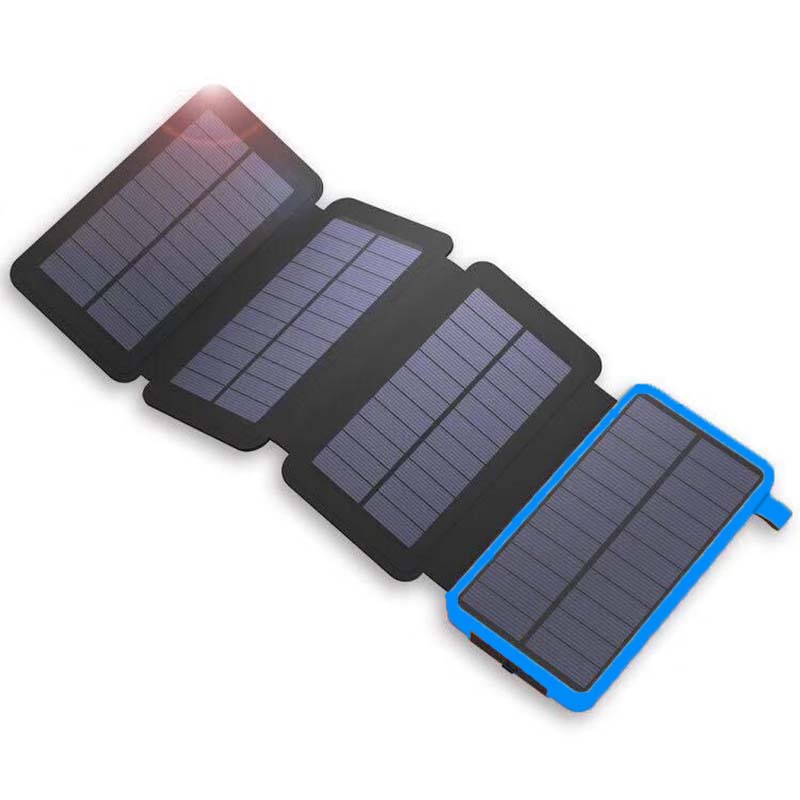 SunCharge - Portable Solar Power Bank - Foldable, Waterproof Charger for Outdoor Adventures