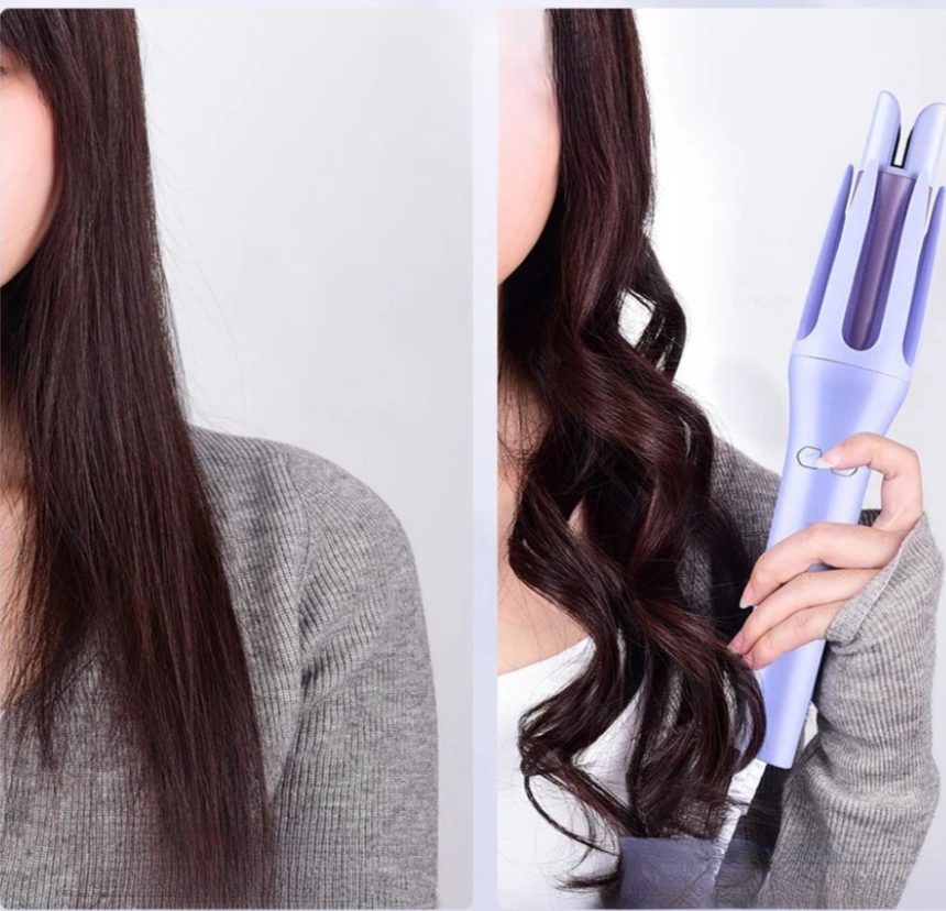 CurlFlex - Automatic Rotating Curling Iron - Ceramic Roller for Perfect Curls Every Time