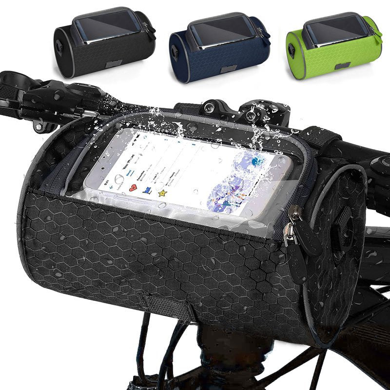 RideSafe - Waterproof Bicycle Bag - Touchscreen Access and Large Capacity for Easy Rides