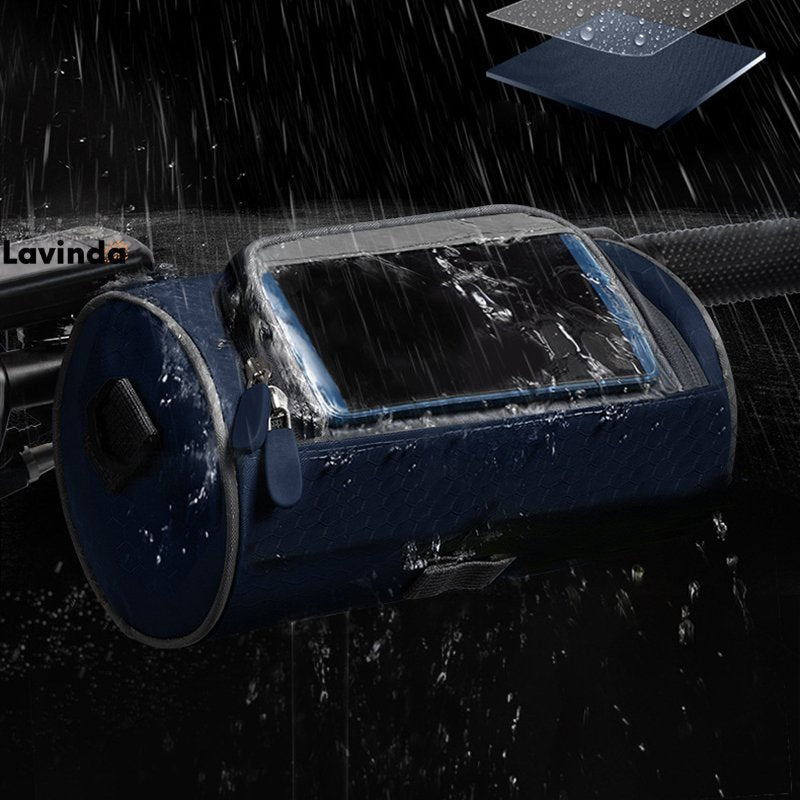 RideSafe - Waterproof Bicycle Bag - Touchscreen Access and Large Capacity for Easy Rides